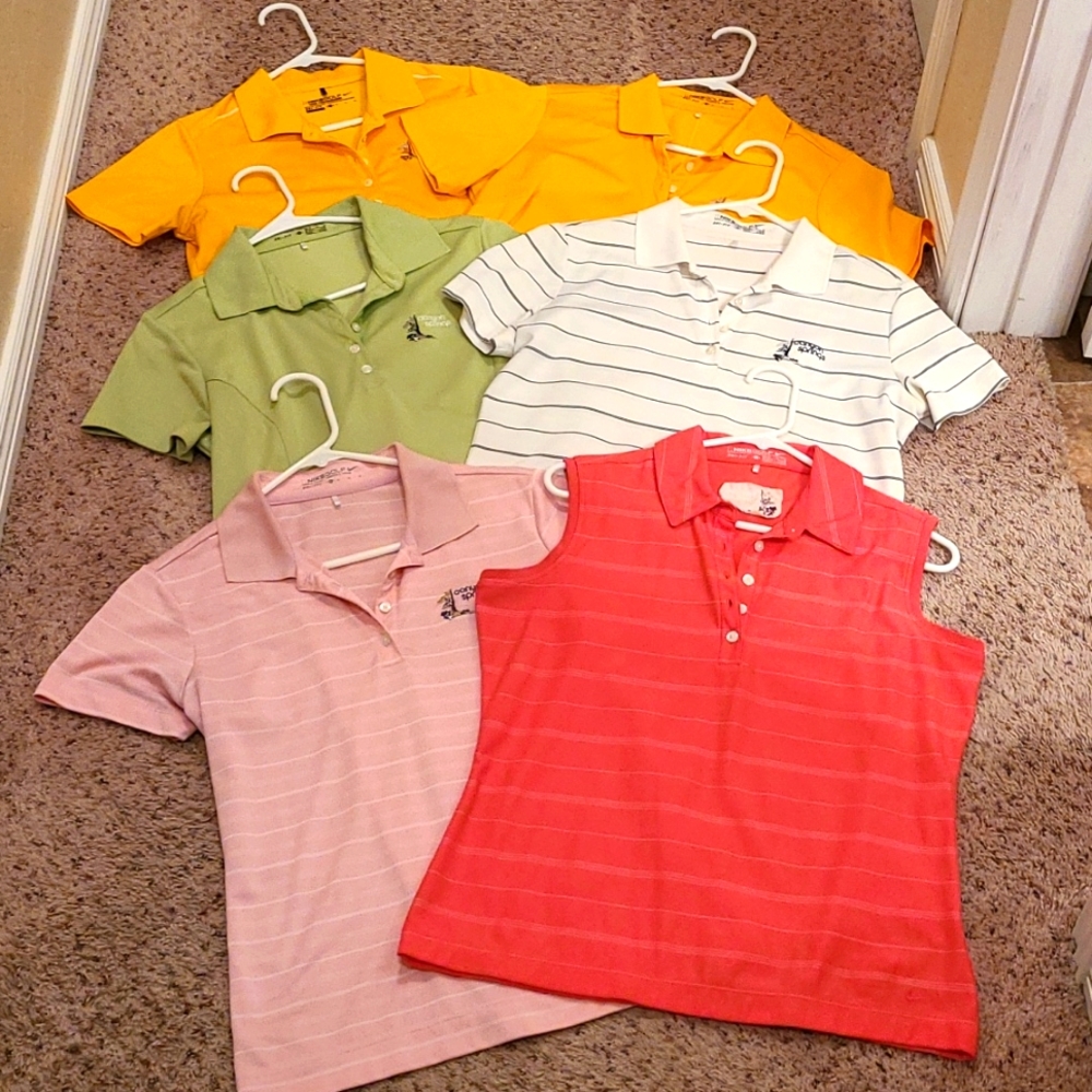 6 Nike golf shirts
